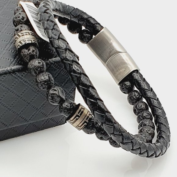 Beads & Leather Bracelets for men, MO112 - Picture 16 of 16